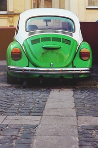 Volkswagen beetle old photo