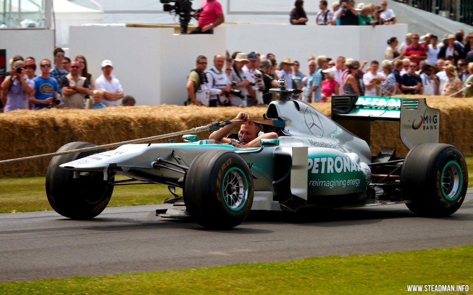 2013 Goodwood Festival Of Speed - Pranged F1 Mercedes