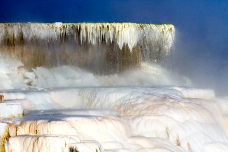 Canary Spring at Mammoth Hot Springs