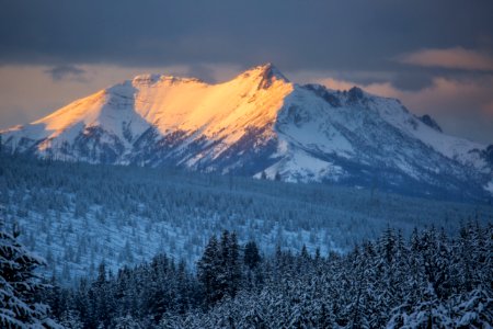 Electric Peak at sunset