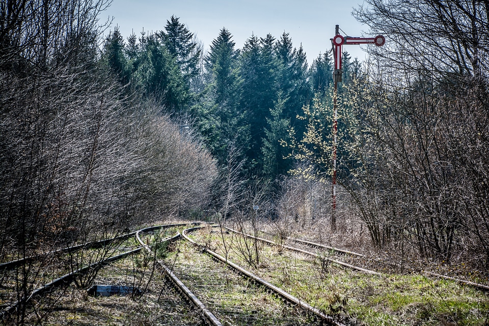Railway railway tracks disused railway line