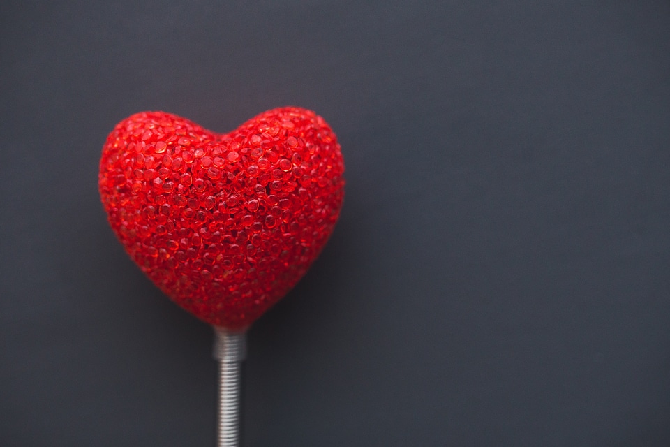 Valentines day red blue love