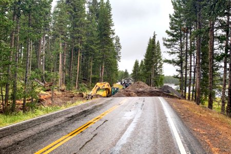 Gasoline spill cleanup from an overturned commercial motor vehicle tandem trailer