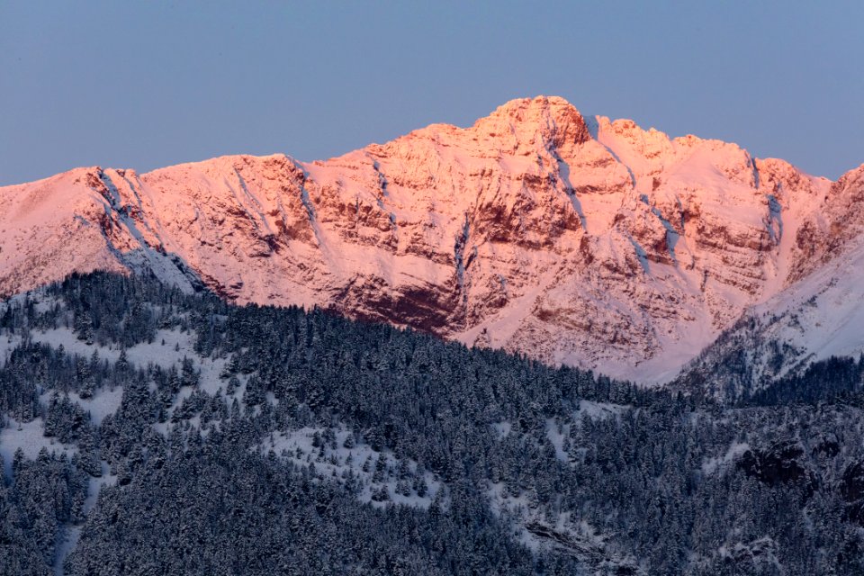 First light on Electric Peak