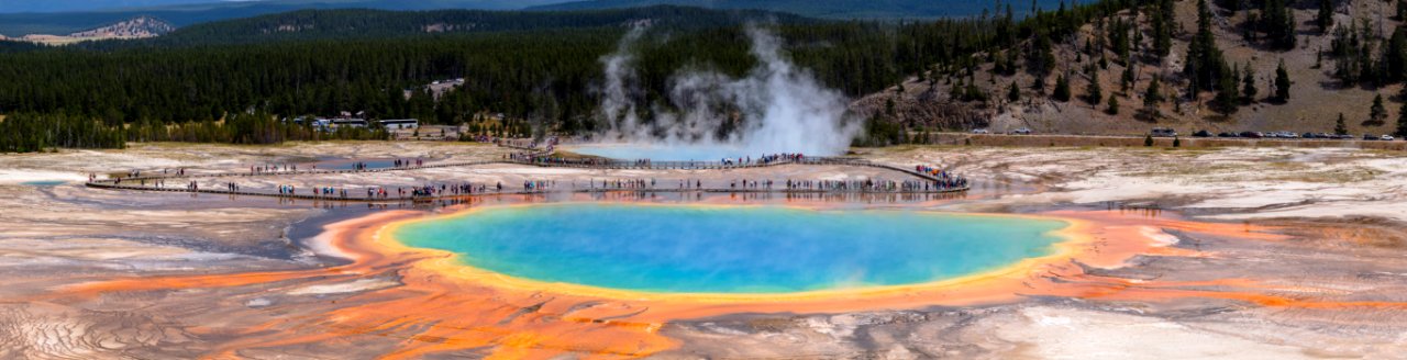 Grand Prismatic Spring Panorama