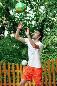 Ball play volley photo