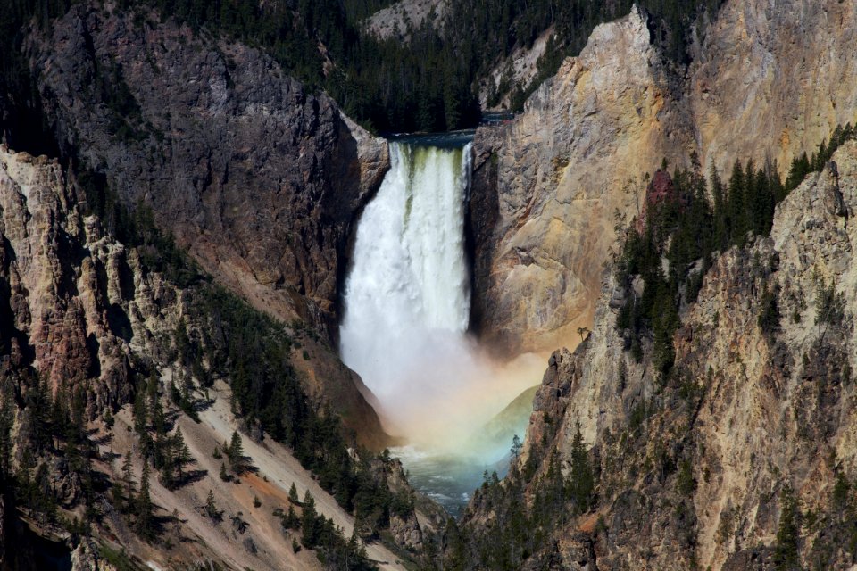 Lower Falls in morning sun