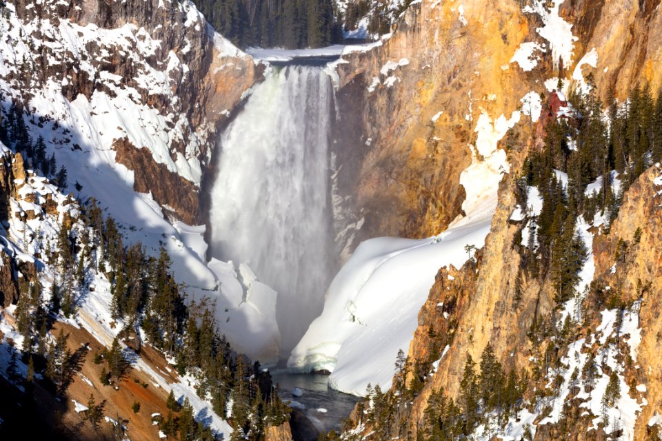 Lower Falls Opening Day 2018 from Artist Point