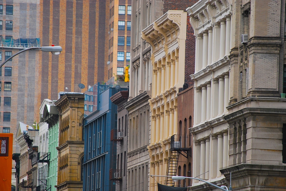 Soho buildings vintage