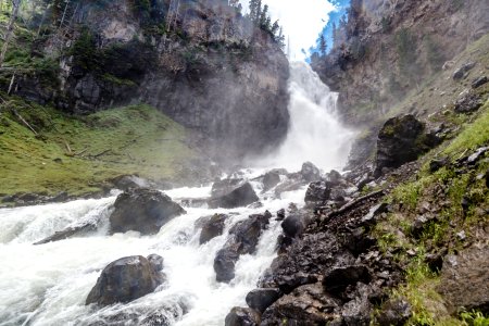 Osprey Falls and Gardner River photo