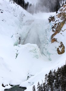 Lower Falls of the Yellowstone; photo