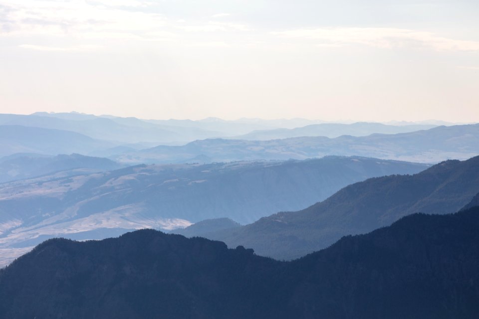 Eastern view from the north side of Electric Peak