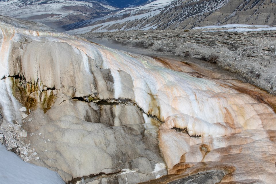 Cupid Spring at Mammoth Hot Springs