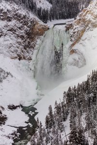 Lower Falls from Lookout Point 12.27.17 (portrait) photo