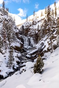 Mystic Falls in winter (portrait)
