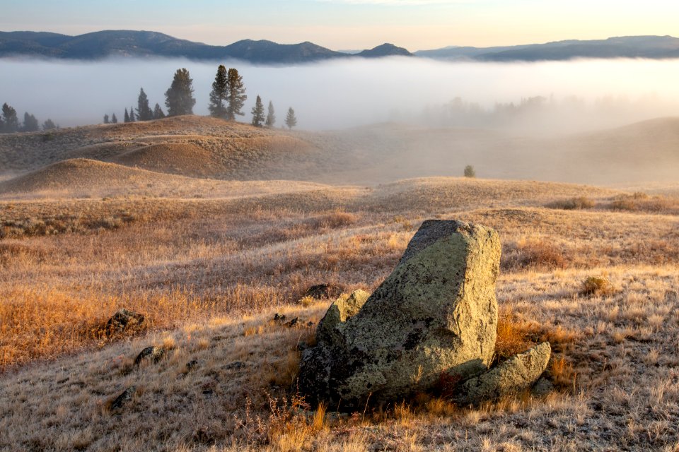 Foggy Sunrise, Blackail Deer Plateau