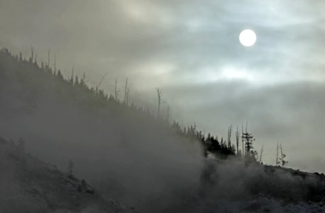 Sunrise over Roaring Mountain photo