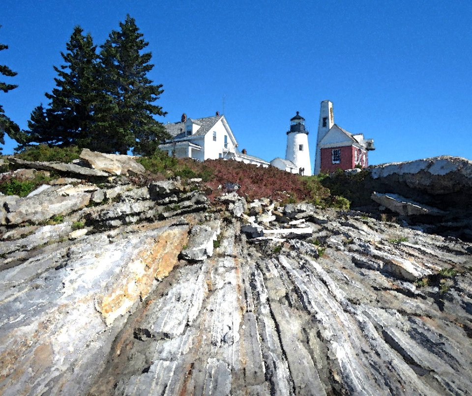 MAINE - PEMAQUID POINT, WALDO CO (9-23-2018) - PHOTOSHOP WATERCOLOR FILTER (2)