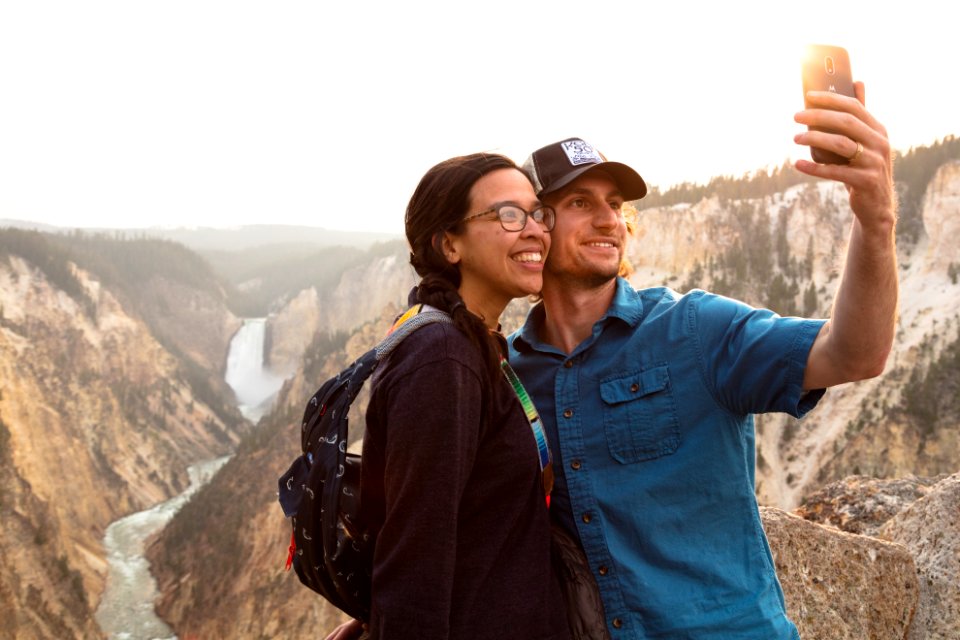 Safe selfies at Artist Point