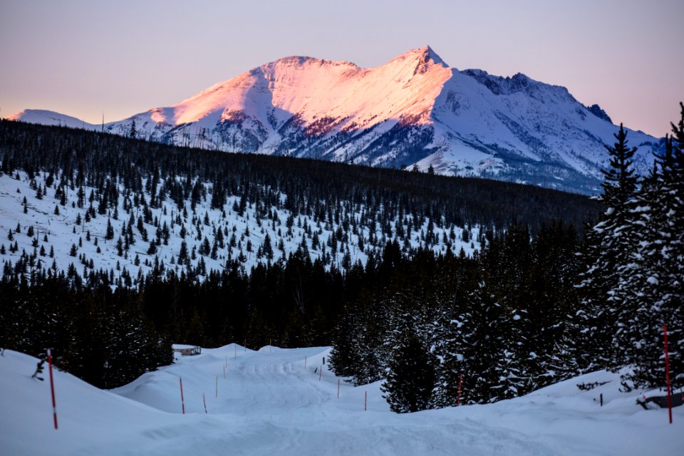 Sunset on Electric Peak photo