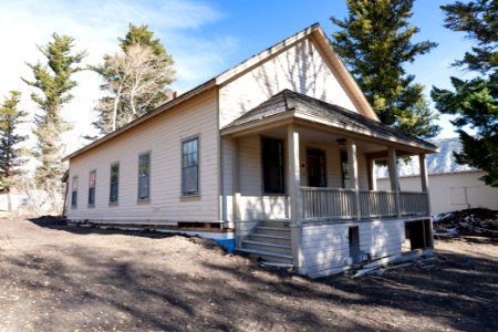 Housing Improvement Project Goal 3: Replacing the foundation on an historic Ft. Yellowstone building (after)