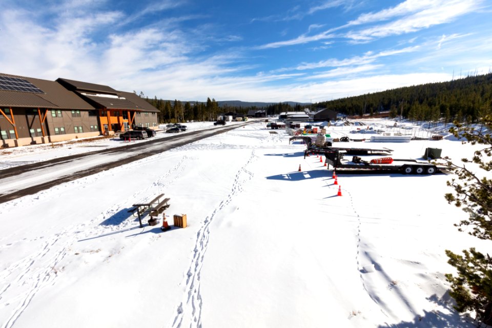 Paintbrush Lodge employee housing and adjacent lot at Old Faithful