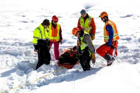 Search and rescue training: roadway rescue with oversnow vehicles (8) photo