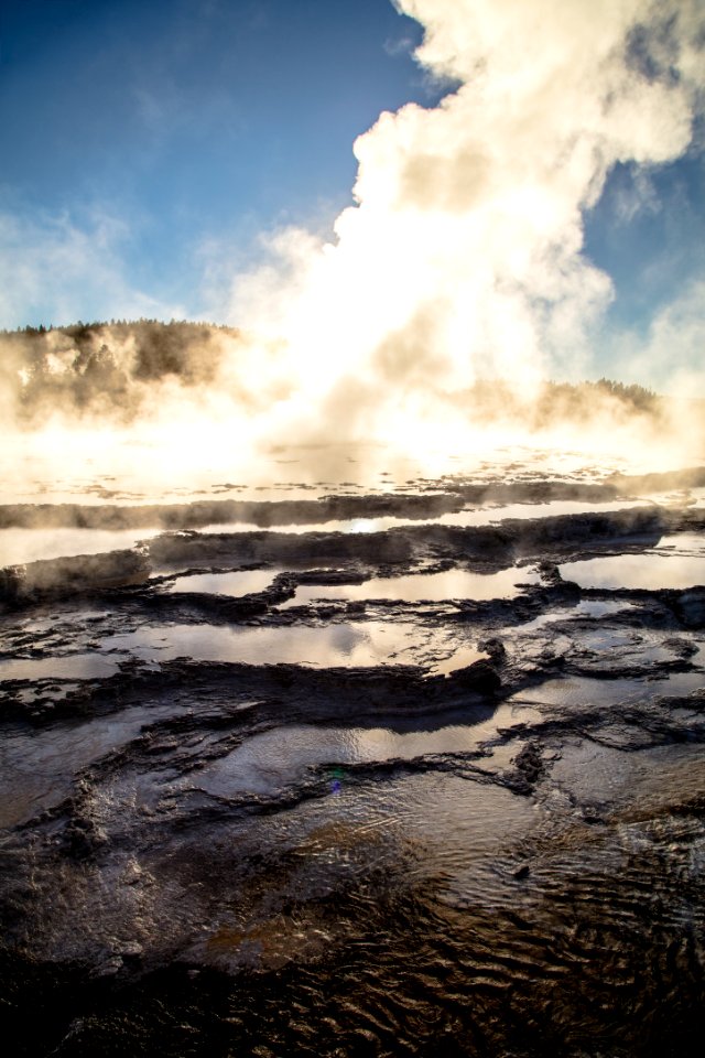 Great Fountain Geyser sunset portrait (4)