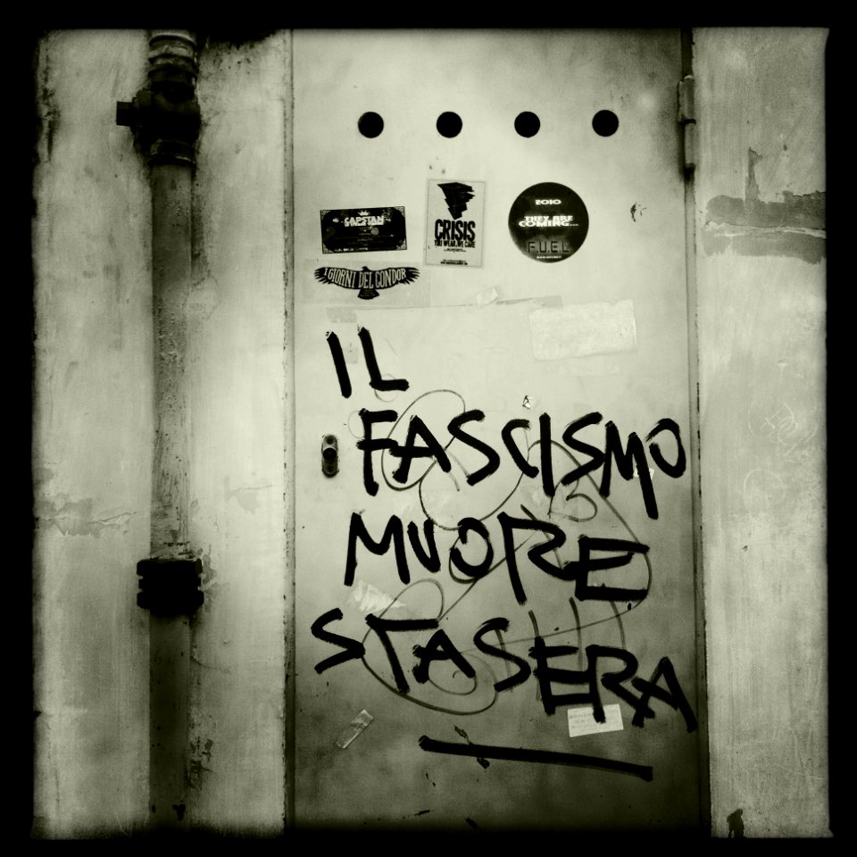 "Fascism dies tonight"