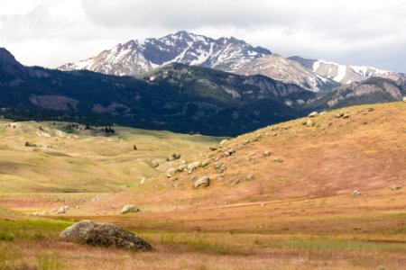 Electric Peak from Rescue Creek Trail photo