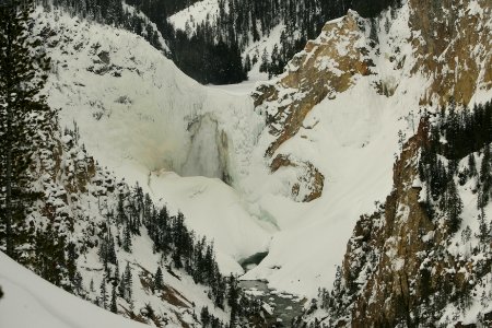 Lower Falls in winter photo