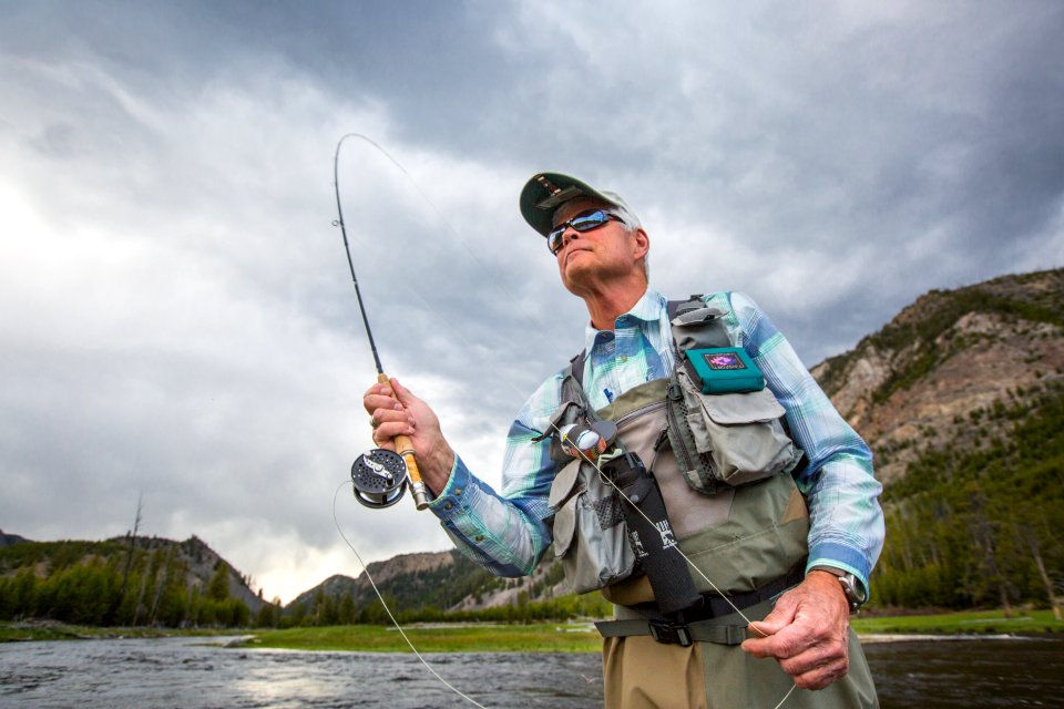 Fly fishing on the Madison River