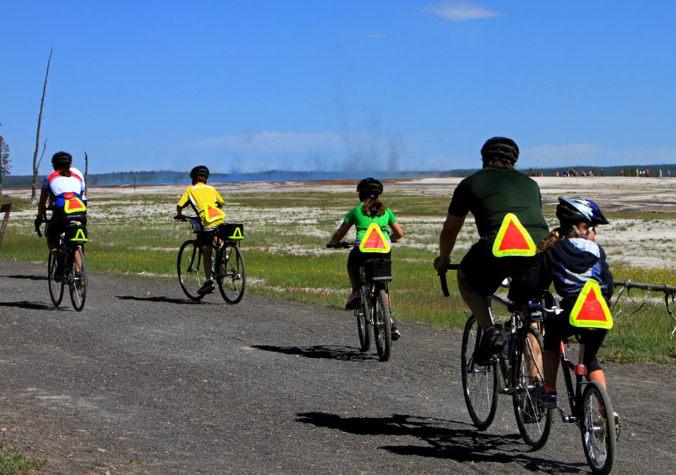 Bicyclists on Fountain Freight Road