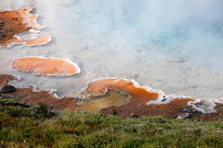 Siliceous sinter formations at Silex Spring