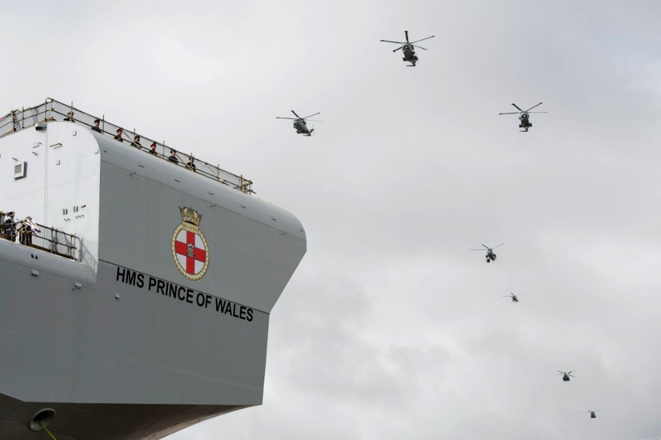 HMS PRINCE OF WALES Naming Ceremony