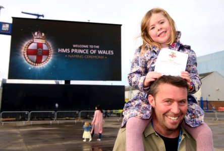 HMS PRINCE OF WALES Naming Ceremony