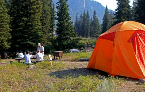 Slough Creek Campground site