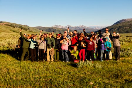 Lamar Valley InstaMeet group photo