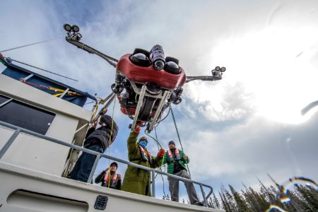 NPS Submerged Resources Center aids with Yellowstone's aquatic invasive species program (13) photo