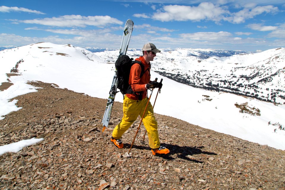 Climbing to the top of Antler Peak
