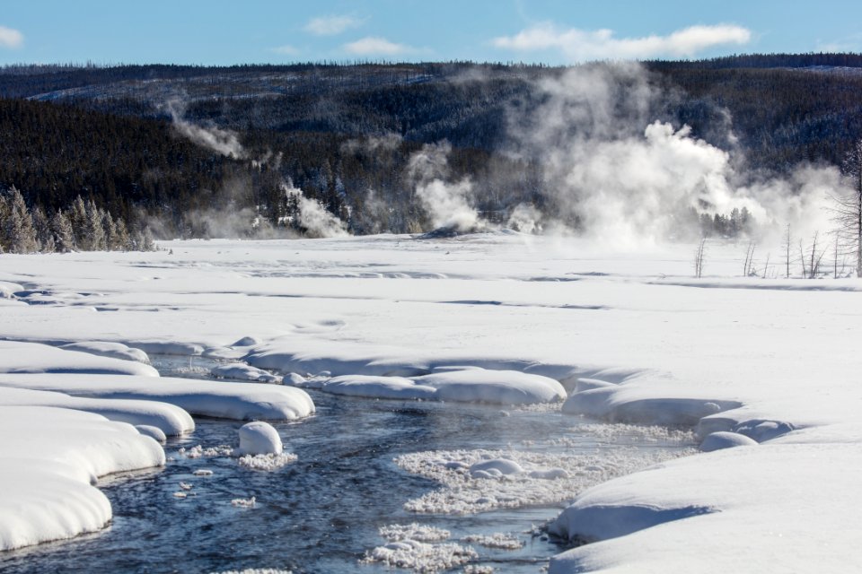 Tangled Creek and White Dome Geyser Cone