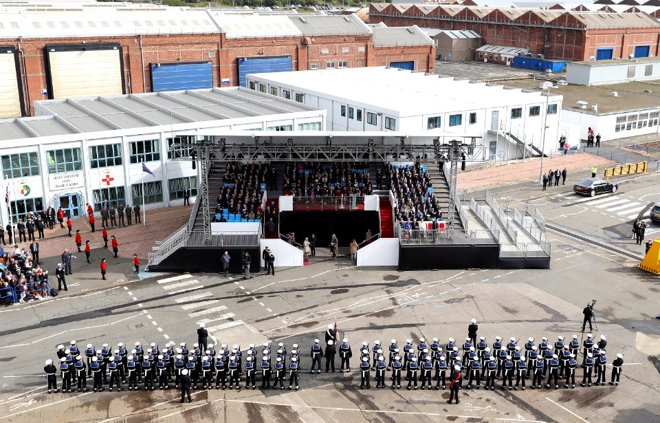 HMS PRINCE OF WALES Naming Ceremony