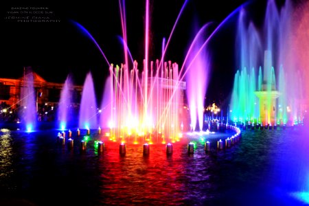 Dancing Fountain Vigan Ilocos Sur photo