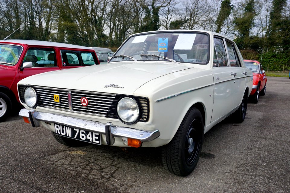 We used to have one of these. Ours was RGF 597E and before we had the car it belong to Roy Ebdon of Ebdons coaches. Hillman Hunter