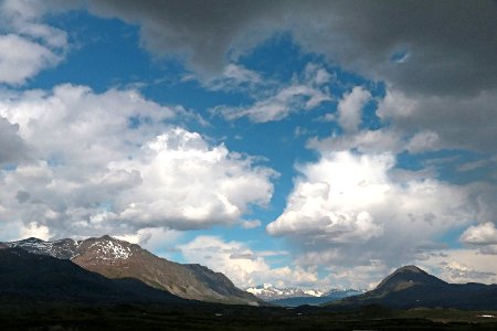 TANGLE LAKE, Denali Highway, Alaska (6-2019) WATERCOLOR  (62)