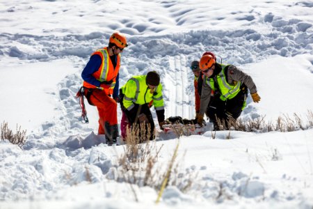 Search and rescue training: roadway rescue with oversnow vehicles (9) photo