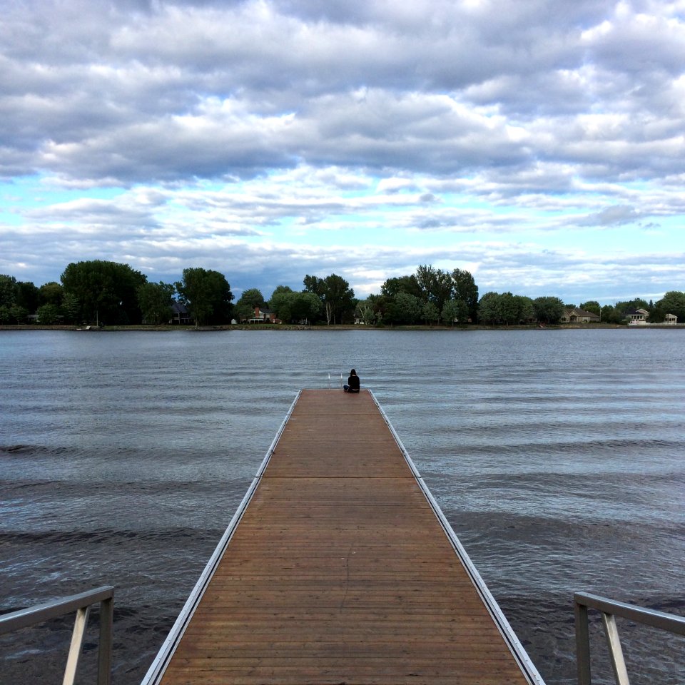 Girl on Dock