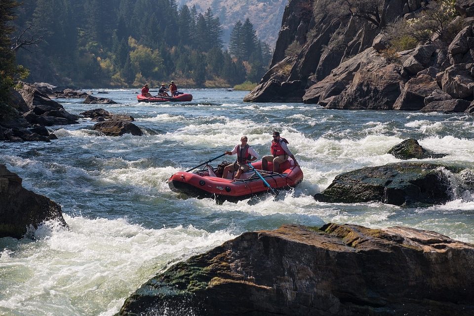 Sport landscape whitewater