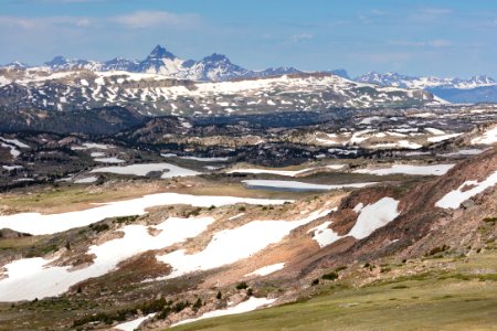 Views of Pilot and Index Peaks along the Beartooth Highway photo