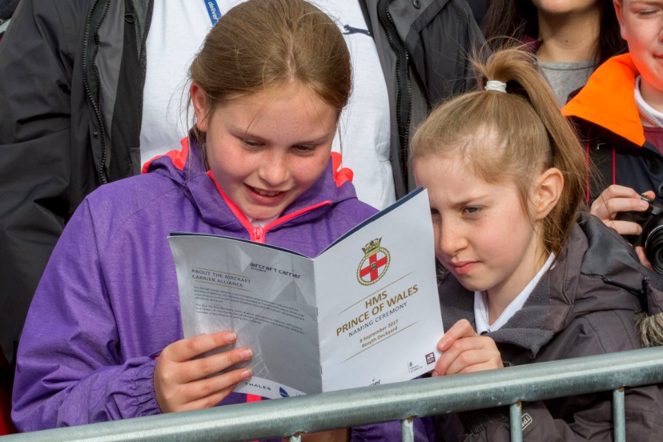 HMS PRINCE OF WALES Naming Ceremony